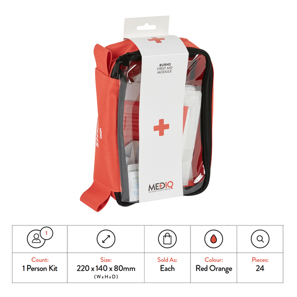 Mediq Burns Incident Ready First-Aid Module (Soft Pack) - WHSAFETY