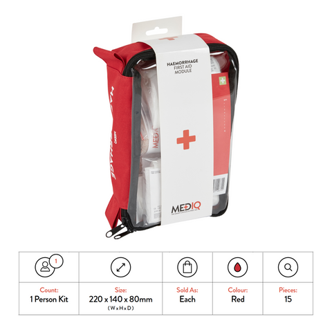 Mediq Haemorrhage (Major Bleeding) Incident Ready First-Aid Module (Soft Pack) - WHSAFETY