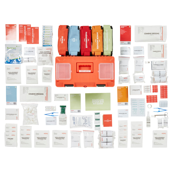 Mediq Incident Ready First-Aid Kit - Plastic Tackle Box (High Risk) - WHSAFETY