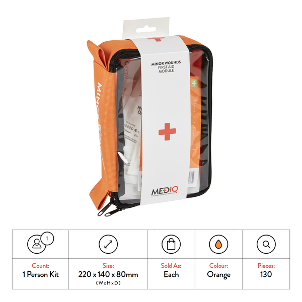 Mediq Minor Wounds Incident Ready First-Aid Module (Soft Pack) - WHSAFETY