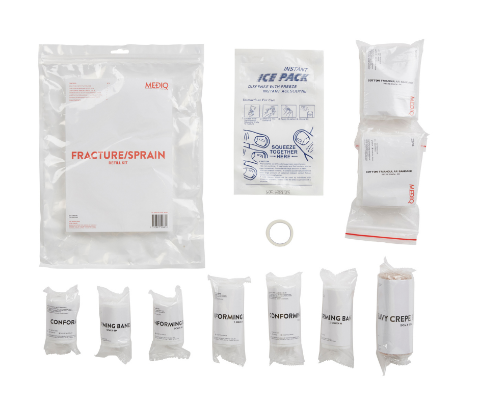 Mediq First-Aid Refill - Fracture / Sprains - WHSAFETY
