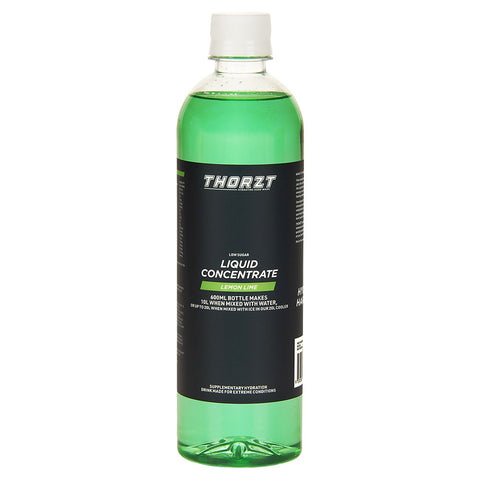 Thorzt Electrolyte Concentrate - Lemon Lime Flavour 600mL - LOW SUGAR - WHSAFETY