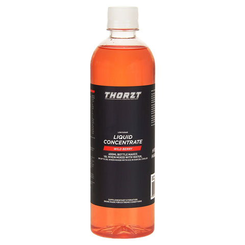 Thorzt Electrolyte Concentrate - Wild Berry Flavour 600mL - LOW SUGAR - WHSAFETY