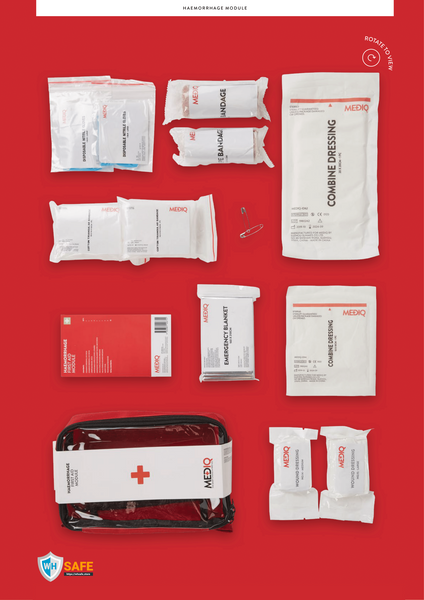 Mediq Haemorrhage (Major Bleeding) Incident Ready First-Aid Module (Soft Pack) - WHSAFETY