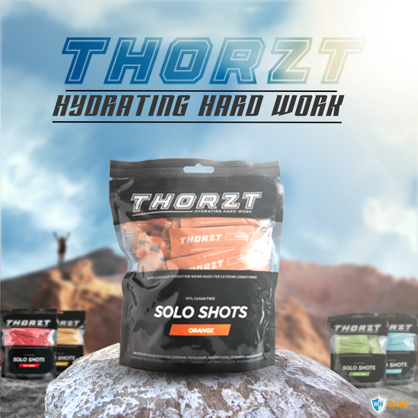 Thorzt Sugar-Free Solo Shot Electrolyte - Orange - WHSAFETY