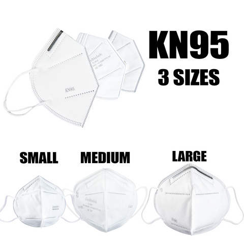 P2 Mask FFP2 CE Respirator Disposable Face Masks 95% Protection ( IN 3 SIZES ) - WHSAFETY