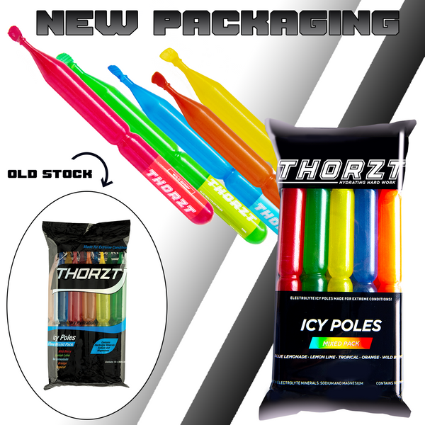 THORZT Low Sugar Electrolyte Hydration Icy Pole - Mixed Pack - WHSAFETY